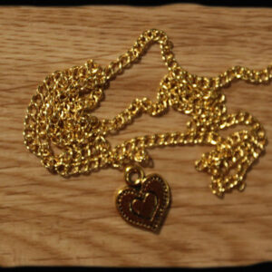Chainette double cœur O61