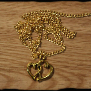 Chainette double coeur O76