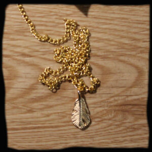 Chainette une belle plume O214