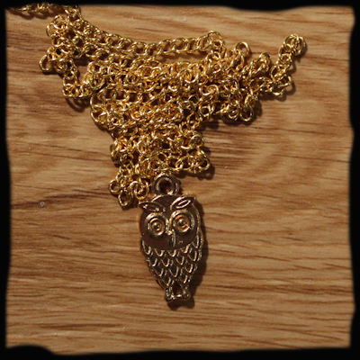 Chainette monsieur hibou O254
